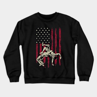 American Flag 4Th Of July Crewneck Sweatshirt